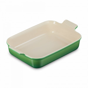Форма для запекания, керамика, 32 х 24 см, зеленый, серия Bamboo Green, LE CREUSET, Франция, Скидка -15% на Le Creuset