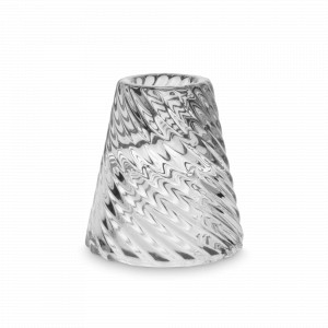 Подсвечник для тонкой свечи, 6 см, стекло, прозрачный, серия New Year, ANNA LAFARG, Китай, Подсвечники и канделябры