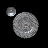 Тарелка десертная Beaded, 21.5 см, стекло, серия Helios, LE COQ, Италия_00816800061466515250.jpg