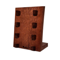 Подставка для 4-х ножей HKS0204OB, материал: дерево дуб, WOODINHOME, Россия