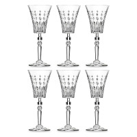 Набор из 6-ти бокалов для вина, 260 мл, хрустальное стекло, серия Marilyn, RCR, Италия