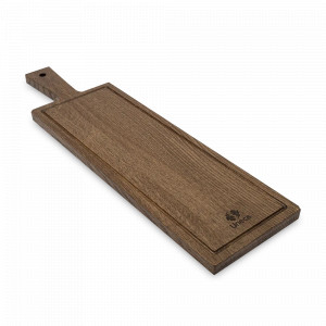 Доска разделочная с ручкой, 54 х 15 см, дуб, темно-коричневый, UNECA, Россия, UNECA (Россия)