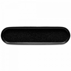 Блюдо овальное LATTITUDE BLACK, 35.5 х 9.6 см, керамика, черный, серия Notos, COSTA NOVA, Португалия, Notos COSTA NOVA