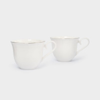 Набор из 2-х кружек, 350 мл, фарфор, белый с серебристым кантом, серия Dynasty, ANNA LAFARG, Китай_00822620051300875481.jpg