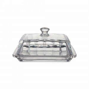 Маслёнка с крышкой, 17 х 11 см, стекло, серия Grand, ANNA LAFARG, Китай, Grand ANNA LAFARG