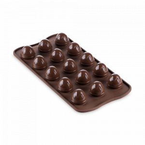 Форма для приготовления конфет Choco Drop, материал: силикон, цвет: коричневый, SILIKOMART, Италия, SILIKOMART (Италия)