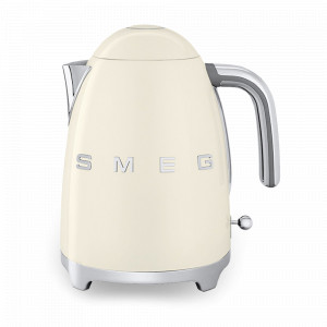 Чайник электрический, 1,7 л, нержавеющая сталь, пластик, 24,6 x 22,3 x 17 см, кремовый, SMEG, Италия, SMEG (Италия)