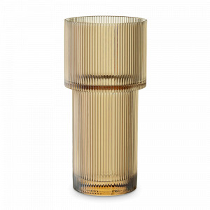 Ваза Ivet, 30 см, стекло, коричневый, BERGENSON BJORN, Великобритания, Стеклянные вазы для цветов