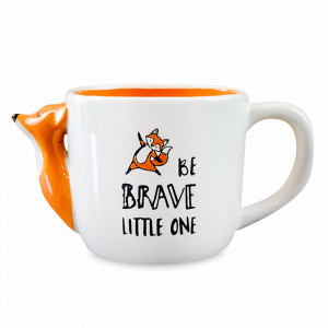 Кружка Лиса, 470 мл, керамика, белый, оранжевый, серия Animals, REPAST, Чехия, Кружки REPAST