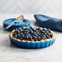 Форма для выпечки Тарт, 28 см, керамика, синий, серия Marseille, LE CREUSET, Франция_00805150054205895432.jpg