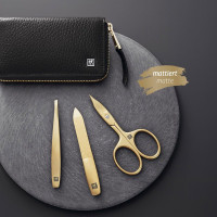 Набор маникюрный в кожаном футляре, чёрный, 3 предмета, Twinox Gold Edition, ZWILLING J.A. HENCKELS, Германия_00818530053925891175.jpg