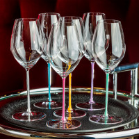 Бокал для белого вина RIESLING / ZINFANDEL LIGHT BLUE, ручная работа, 395 мл, 25 см, хрустальное стекло, серия Fatto A Mano, RIEDEL, Австрия_00811280044747431395.jpg