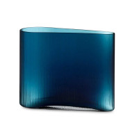 Ваза Туман, 21 см, хрустальное стекло, зеленый, NUDE GLASS, Турция