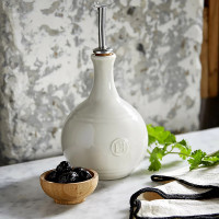 Бутылка для масла и уксуса, 450 мл, керамика, кремовый, серия Natural Chic, EMILE HENRY, Франция_00809770053315737585.jpg