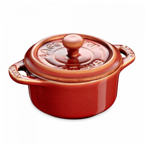 Кокот мини, круглый керамический, 10 см, медный, серия Ceramics, STAUB, Франция, STAUB (Франция)