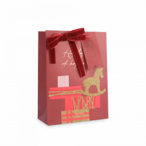 Пакет подарочный «Подарки», 18 х 24 см, бумага, красный, серия Horse, ANNA LAFARG, Китай, Horse ANNA LAFARG