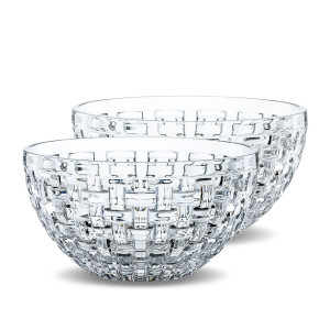 Набор из 2-х салатников, 15 см, хрустальное стекло, серия Bossa Nova, NACHTMANN, Германия, Стеклянные салатники