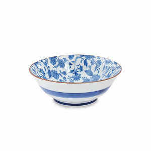 Салатник Ramen Bowl, 19 см, 900 мл, фарфор, белый, синий, серия Japan Flower, TOKYO DESIGN, Нидерланды, Салатники, чаши сервировочные