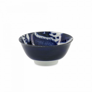 Салатник порционный Dragon, 15 см, 500 мл, фарфор, белый, декор, серия Japonism, TOKYO DESIGN, Нидерланды, Пиалы, салатники индивидуальные