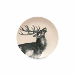 Тарелка закусочная Fauna, 21.6 см, керамика, белый, декор, серия Elements, COSTA NOVA, Португалия, Тарелки керамические