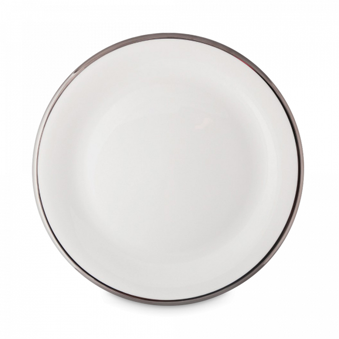 Тарелка подстановочная, 31 см, фарфор, белый, декор, серия Deco platinum, MIKASA, США