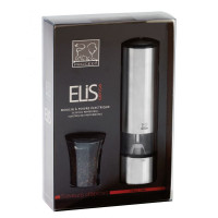 Мельница для перца электрическая 20 см, матовая сталь/акрил, серия Elis, PEUGEOT, Франция_00776260058276365150.jpg