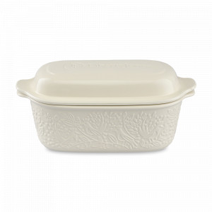 Форма для выпечки ржаного хлеба Fantail Bird, 2.3 л, 33 х 16 см, керамика, бежевый, серия Birds of Paradise, LIBERTY JONES, Россия, Посуда из керамики