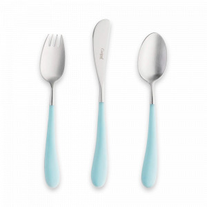 Набор детских столовых приборов, 3 предмета, нержавеющая сталь 18/10, серия Alice, CUTIPOL, Португалия, Детские наборы CUTIPOL