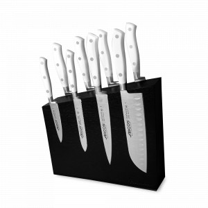 Набор из 8-ми кухонных ножей на подставке из дуба, серия Riviera Blanca, ARCOS, Испания, Набор ножей накири