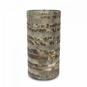 Ваза , 25 см, стекло, коричневый, ROOMERS FURNITURE, Нидерланды, Стеклянные вазы для цветов