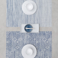 Салфетка подстановочная, винил, (36х48), Blue, серия Wave, CHILEWICH, США_00790690064066546083.jpg