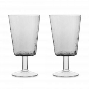 Набор из 2-х бокалов для коньяка, 380 мл, стекло, серый, серия Nocturne, ANNA LAFARG, Китай, Фужеры для коньяка