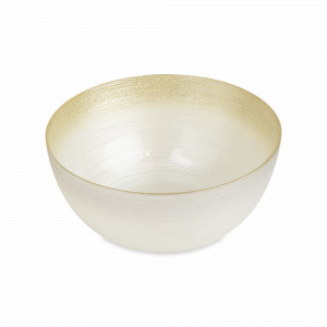 Салатник , 24 см, 1.7 л, стекло, золотистый, серия Marbella, ANNA LAFARG, Китай, Салатники, чаши сервировочные