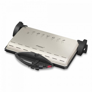 Гриль , 12 х 46 х 34 см, нержавеющая сталь, алюминий, шампань, черный, STEBA, Германия, STEBA (Германия)