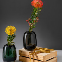 Ваза Hildy, 17 см, стекло, черный, BERGENSON BJORN, Великобритания_00813860058556262715.jpg