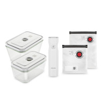 Набор  для вакуумного хранения продуктов из 7 предметов, боросиликатное стекло, пластик, серия Fresh Save, ZWILLING J.A. HENCKELS, Германия