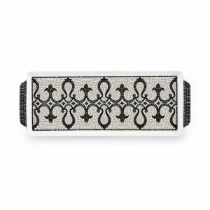 Блюдо сервировочное прямоугольное, 40 х 15.3 см, фарфор, белый, декор, серия Calcada Portuguesa, VISTA ALEGRE, Португалия, VISTA ALEGRE (Португалия)