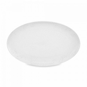 Блюдо сервировочное овальное, 34 х 21 см, фарфор, декор, серия Duality, VISTA ALEGRE, Португалия, Duality VISTA ALEGRE