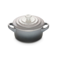 Керамический кокот, объем: 0,25 л, диаметр: 10 см, материал: керамика, цвет: серый, LE CREUSET, Франция