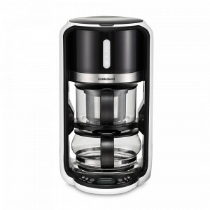 Автомат чайный, 1,7 л, нержавеющая сталь, стекло, черный, ROMMELSBACHER, Германия, Электрические чайники стеклянные