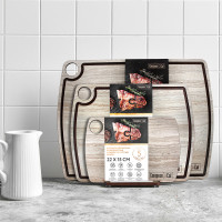 Доска разделочная композитная c желобом, 29х22см, травертин капучино, серия Fashion, ComposeEat, Россия_00810830052687995640.jpg