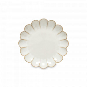 Тарелка десертная Sable Blanc, 19 см, керамика, белый, бежевый, серия Marrakesh, COSTA NOVA, Португалия, Тарелки керамические