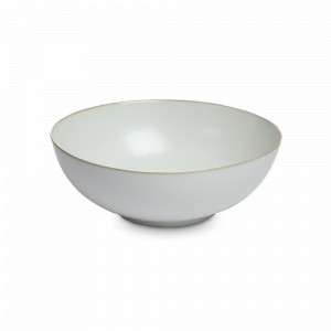 Салатник Cream, 23.5 см, каменная керамика, бежевый, серия Isamu, ROOMERS TABLEWARE, Нидерланды, Салатники, чаши сервировочные