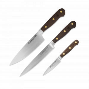 Набор из 3-х кухонных ножей поварская тройка, серия Crafter, WUESTHOF, Золинген, Германия, Поварские тройки ножей