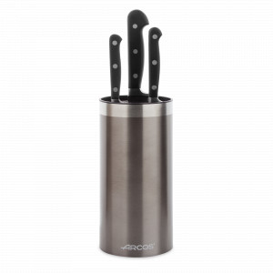 Набор кухонных ножей &quot;поварская тройка&quot;, в универсальной подставке, серия Opera, ARCOS, Испания, Набор ножей упаковка