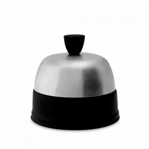 Сахарница с крышкой, 280 мл, фарфор, нержавеющая сталь, черный, серия Salam, GUY DEGRENNE, Франция, Скидка до -20% на Guy Degrenne