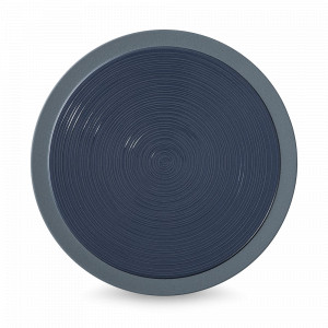 Тарелка десертная BLEU DE ROCHE, 23 см, керамика, синий, серия Bahia, GUY DEGRENNE, Франция, Bahia GUY DEGRENNE