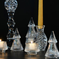 Подсвечник Твизлер, 12 см, стекло, прозрачный, Rasteli, Бельгия_00812030042936191259.jpg