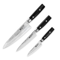Набор из 3-х кухонных ножей поварская тройка, серия Zen, YAXELL, Япония