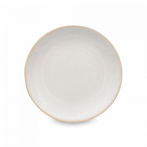 Тарелка закусочная Branca, 21.9 см, керамика, белый, бежевый, серия Roda, COSTA NOVA, Португалия, Roda COSTA NOVA